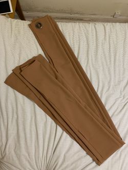 Curtains with rod