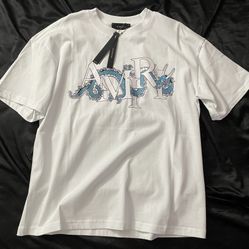 Brand New Amiri CNY Dragon Tee - White, Size M