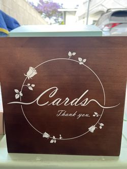 Wedding Card Box with Lid