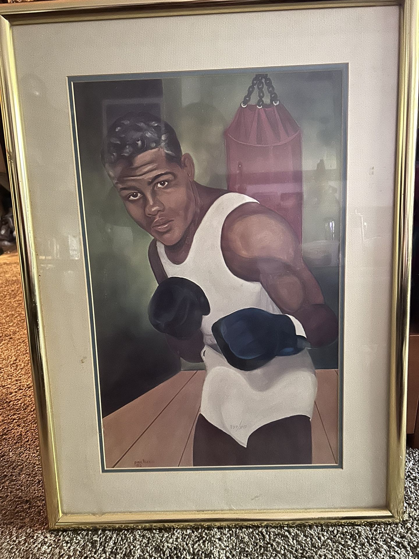 Limited Edition Joe Lewis Collector Lithograph