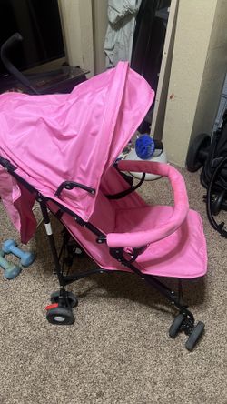 Pink bay stroller