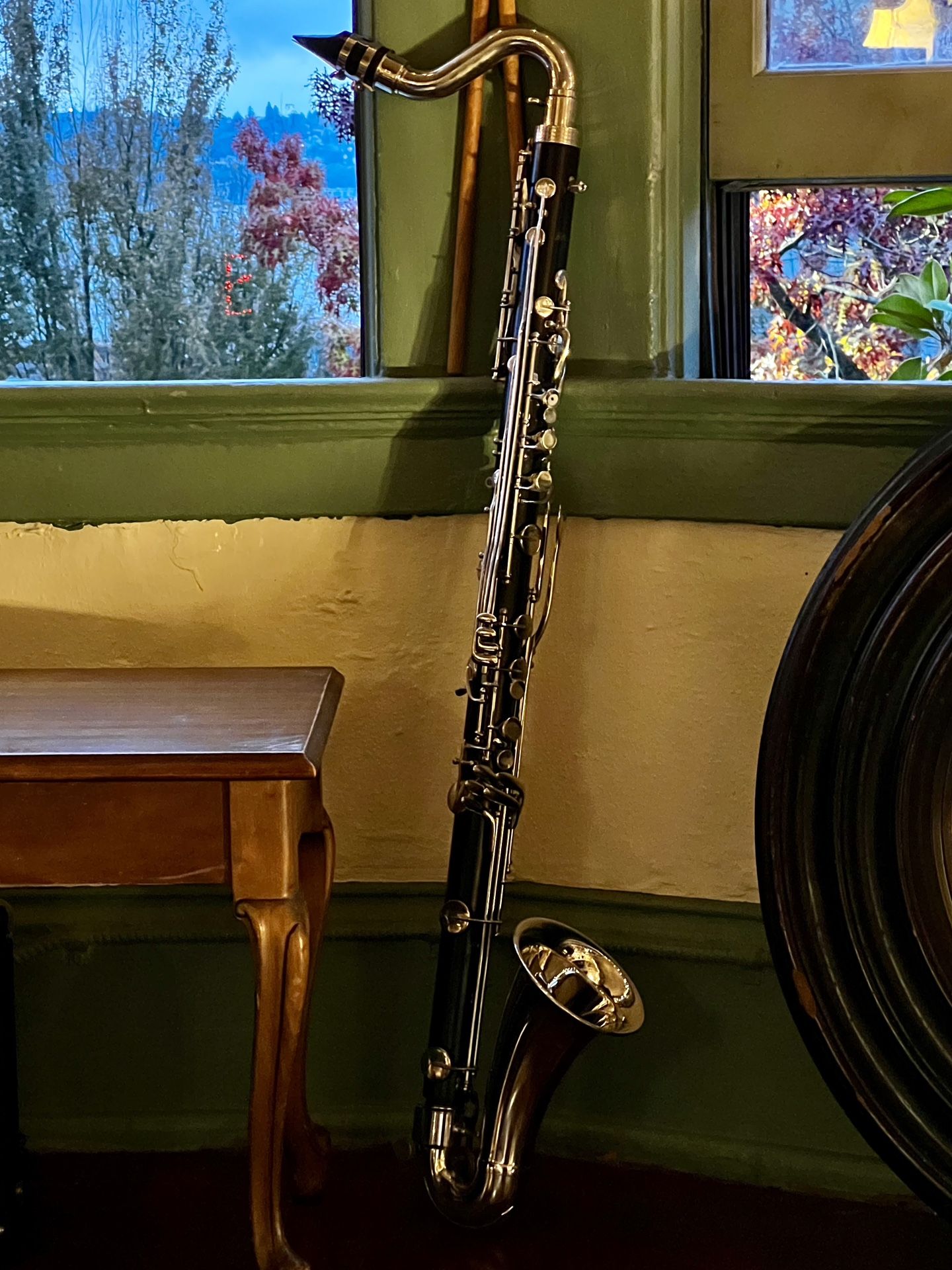 Selmer USA Bass Clarinet, complete w/ original case, mouthpiece, strap