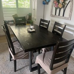 7 piece dining table