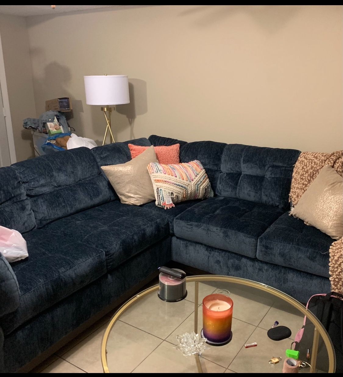 Indigo Melrose Small Sectional