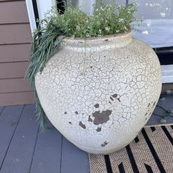 Vintage Large Flower Pot