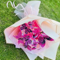 Tik Tok Eternal Butterfly Bouquet With Lights Led  Ramo De Mariposas Con Luces Valentines Day Amor Y Amistad