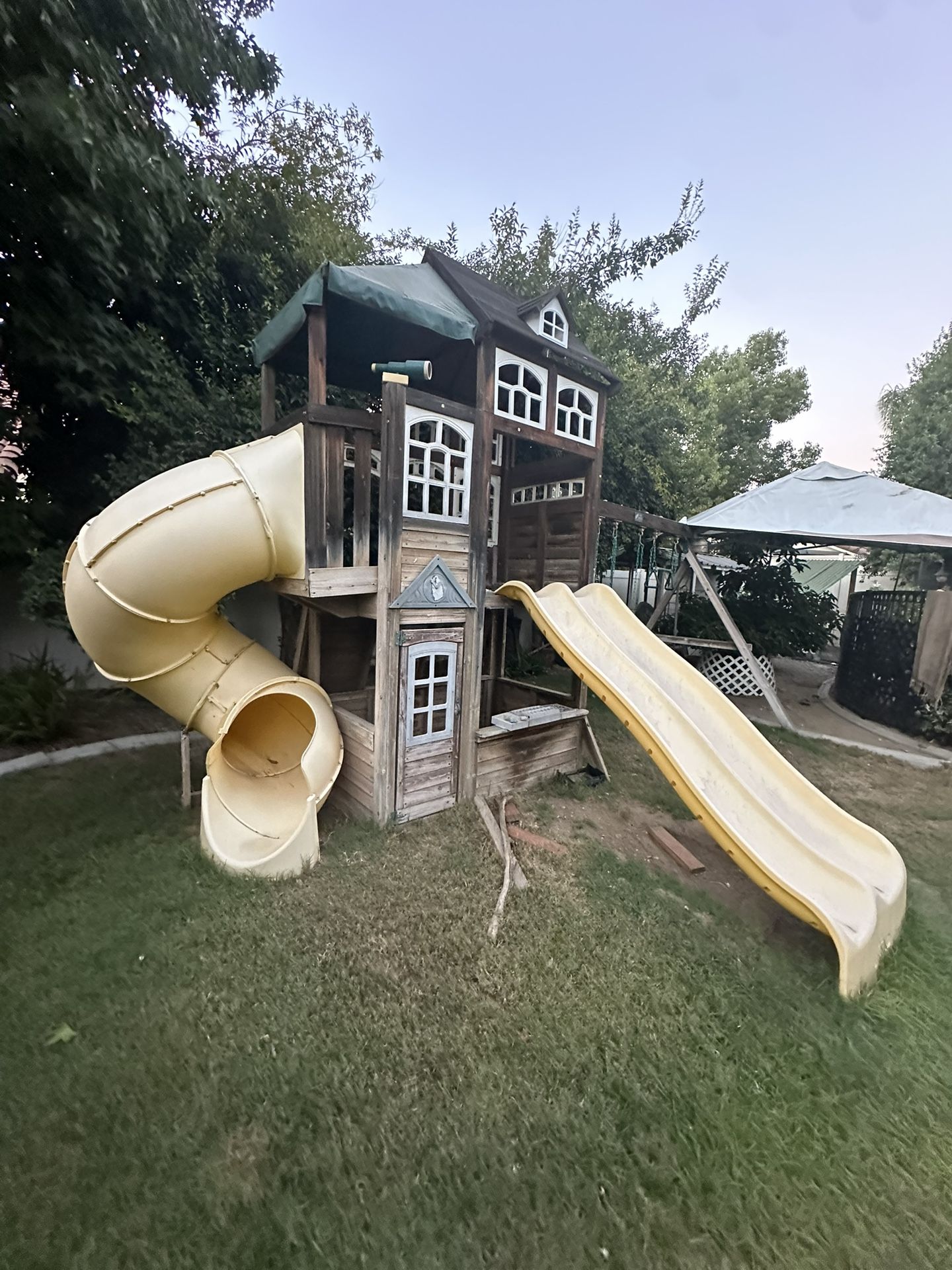 Slide And Swing Play Set