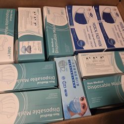 1300 new sealed 3 ply layers face mask