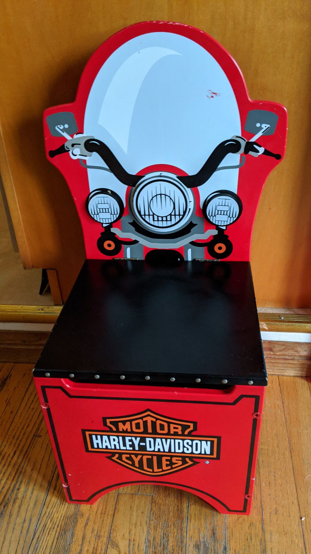 KidCraft Harley Davidson Toy Box/chair/stool, Heavy Duty, nicely made.