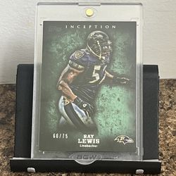 2012 green inception Ray Lewis of /75