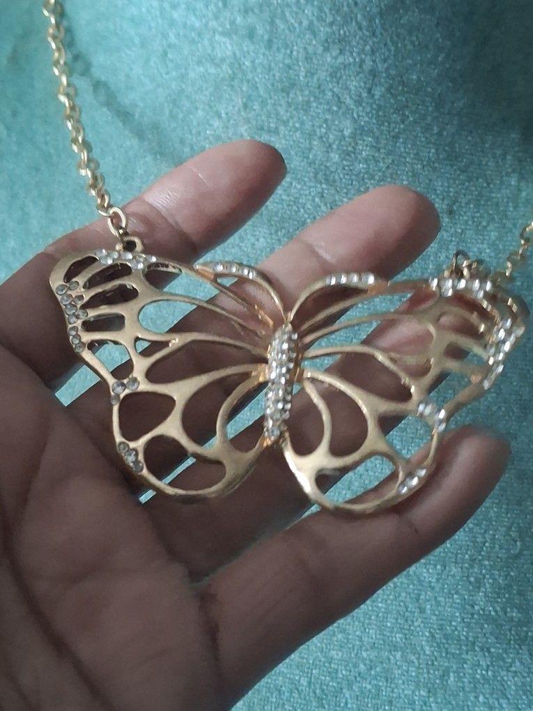 Butterfly Pendant Necklace