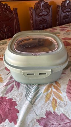 Plastic Food Storage Container with Clear Lid