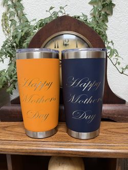 Laser Engraved Mothers Day Tumblers 