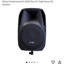 Edison M200KIV Speaker