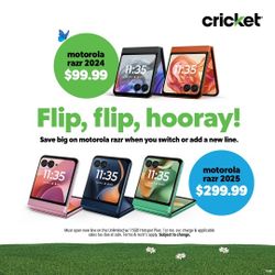 MOTOROLA RAZR SALE AT CRICKET 🔥