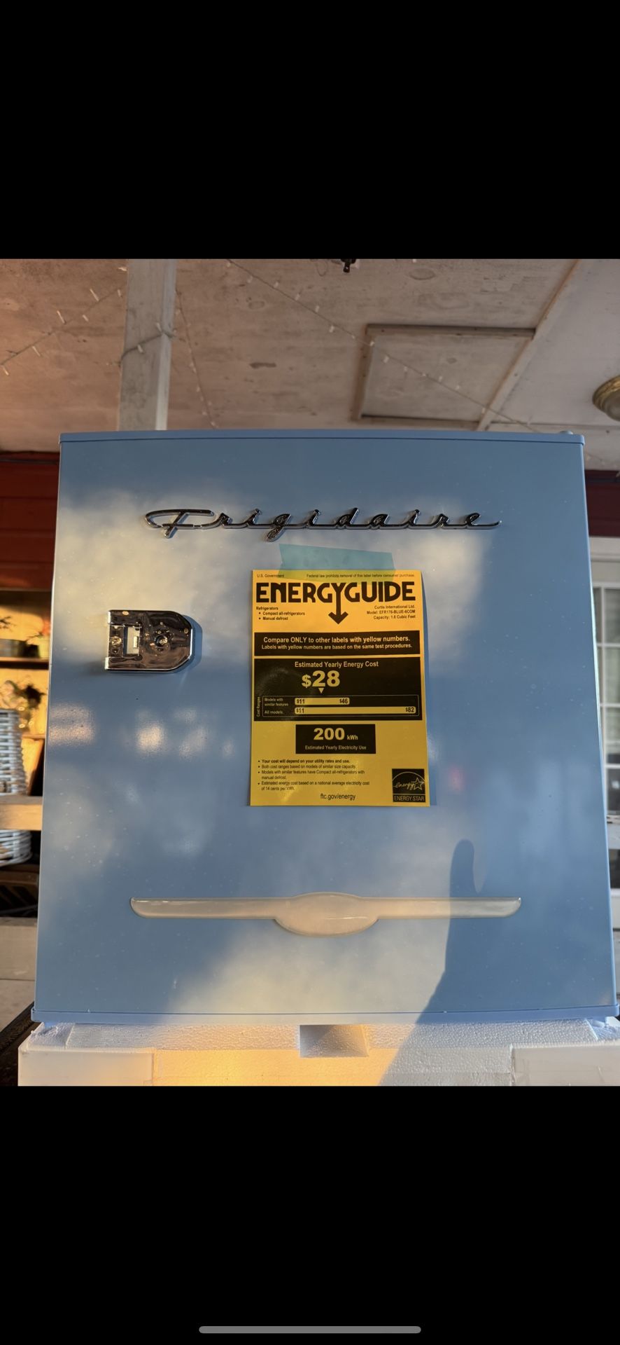 Small Retro Fridge