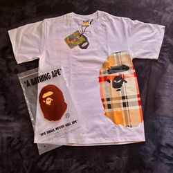 Bape white T-shirt “SMALL” 1:1 💯