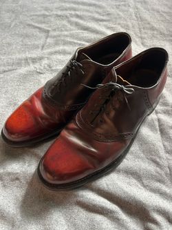 Vintage Cole Haan shell cordovan saddle shoes Size 10