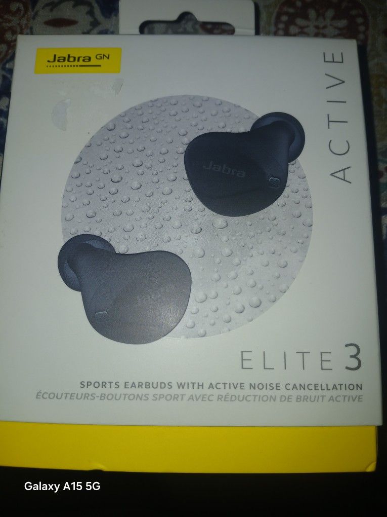 Jabra Elite 3 Active True Wireless Sports Earbuds, Noise Cancelling, Black