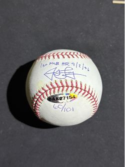 James Loney Signed Baseball #/101