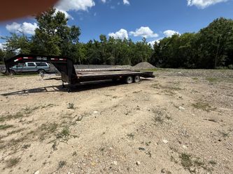 2008 - 24ft load max 14k gooseneck trailer
