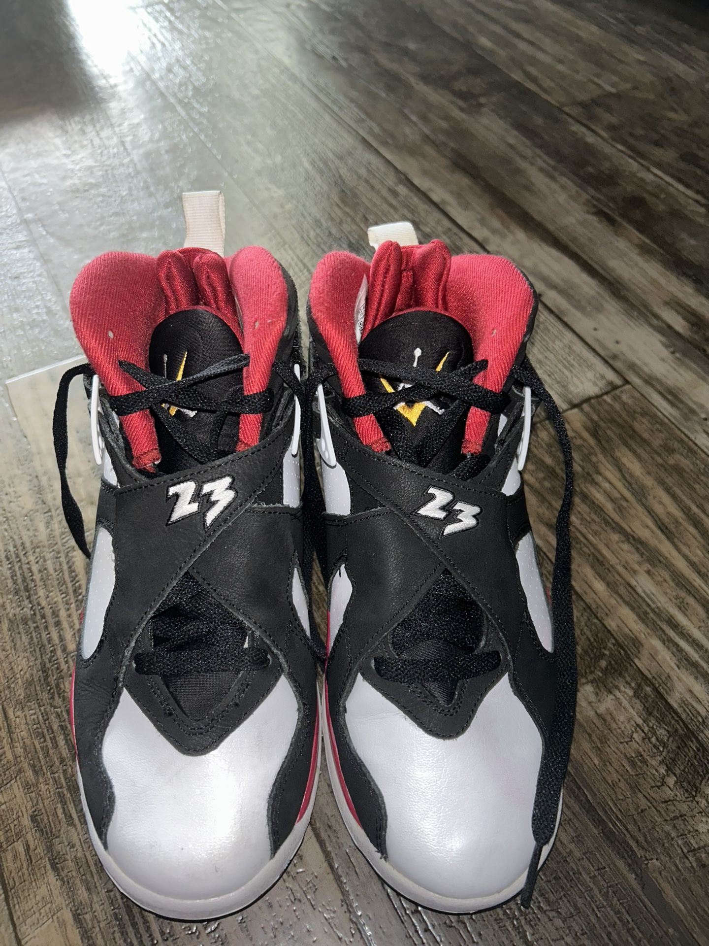 Nike Air Jordan 8 Retro GS Paprika Black & White