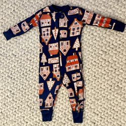 Hanna Andersson 12-18 Month Gingerbread House Pj’s