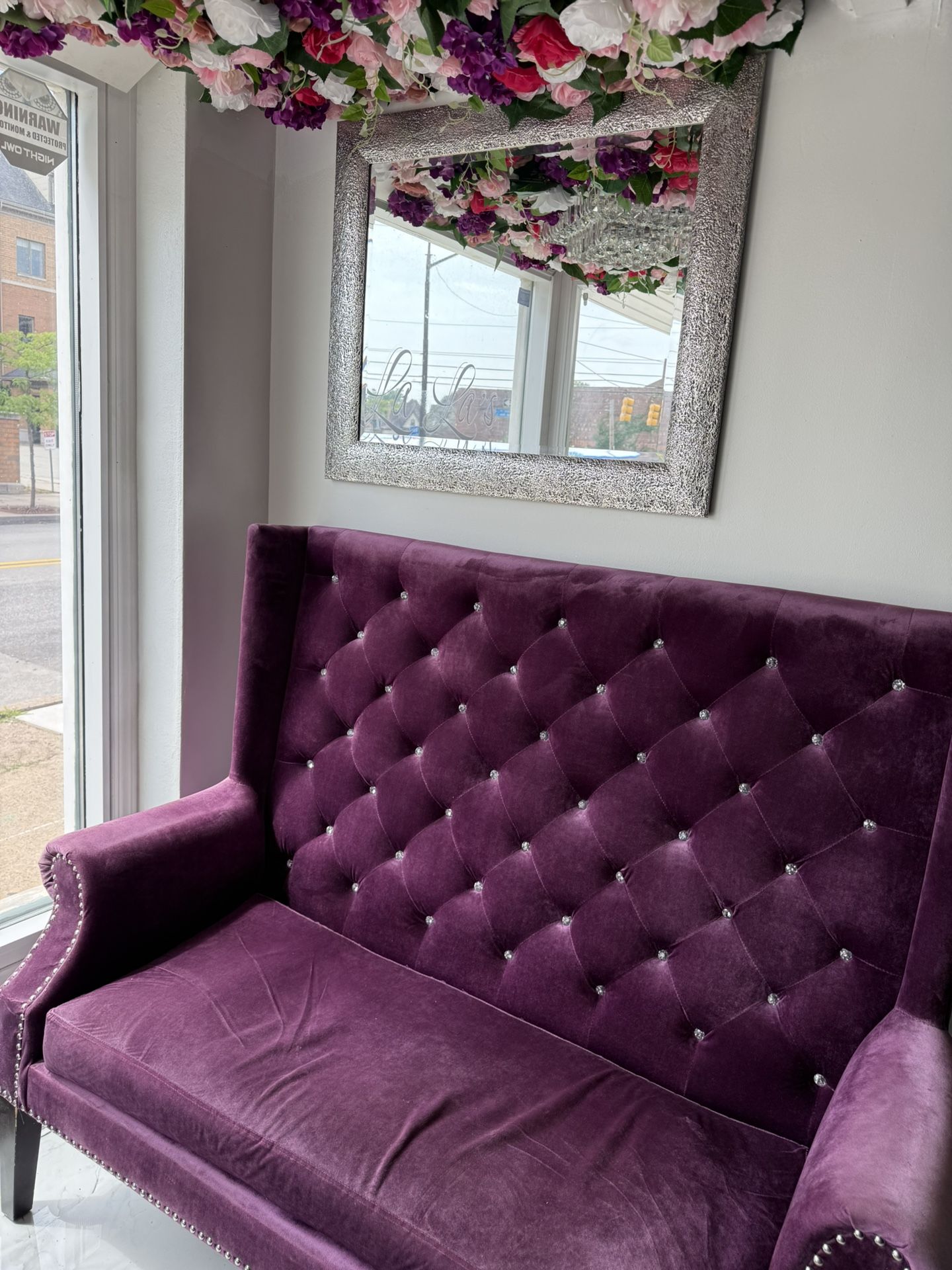 Luxury Purple Couch