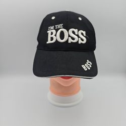 I'm The Boss Black AdjustableHat