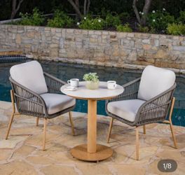New In Box SunVilla 3-piece Outdoor Patio Dining Set - Table and 2 Chairs