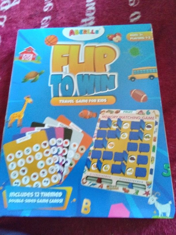 Flip To Win Travel Game For Kids