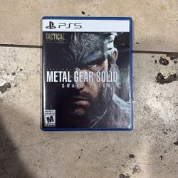 Metal Gear Solid Snake Eater Ps5