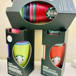 Starbucks Reusable Cup Sets & Sunlight-Activated Color-Changing Set  – Brand New in Box
