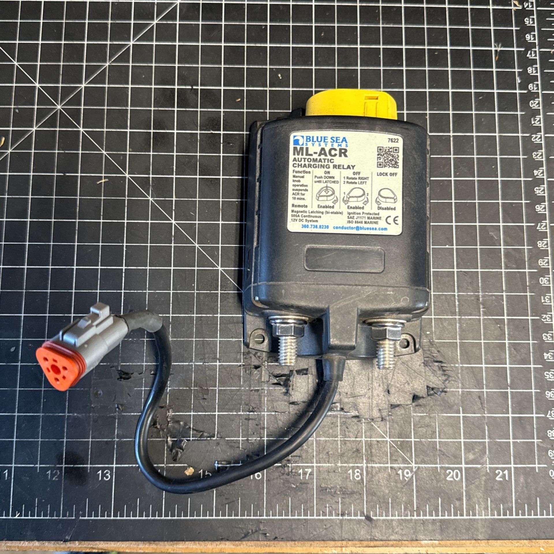 Blue Sea Systems 7622 ML-ACR 12V DC 500A Automatic Charging Relay