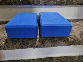 Blue Foam Yoga Blocks Set of 2