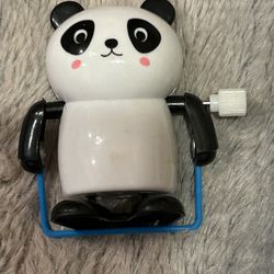 Wind Up Jump Roping Panda Bear 2.5”