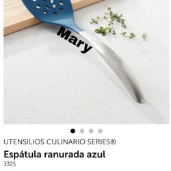 ESPÁTULA AZUL RANURADA PRINCESS HOUSE