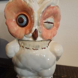 Shawnee Pottery Owl Cookie Jar  EUC 