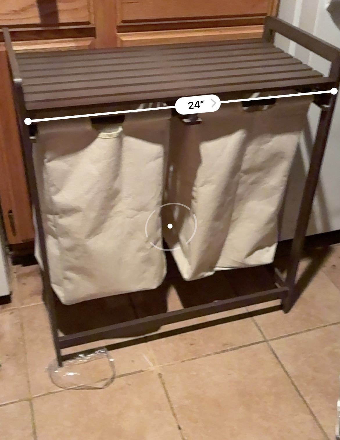 Laundry Hamper with Shelf 