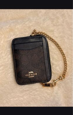 Coach Zip card case