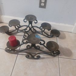 Vintage Candle Holders Wrought Iron Holders