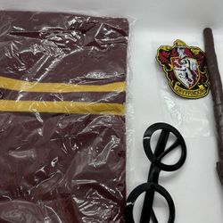 Harry Potter Gryffindor Robe And Accessories Size 2XL Adult  