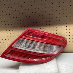 2008 - 2014 MERCEDES C-class Rear Right Passenger Side tail Light OEM Basic Model