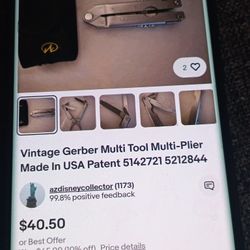 Gerber Multi Tool Hecha En USA En Buenas Condiciones 