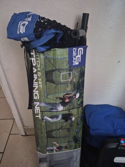 Training net for softball or baseball big