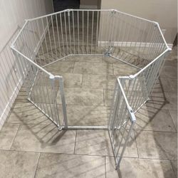 Metal Play Yard / Playpen / Pet Fence - 192” Long
