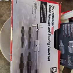 PITTSBURGH Slide Hammer and Bearing Puller Set, 5-Piece