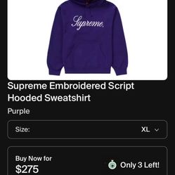 Supreme Hoodie