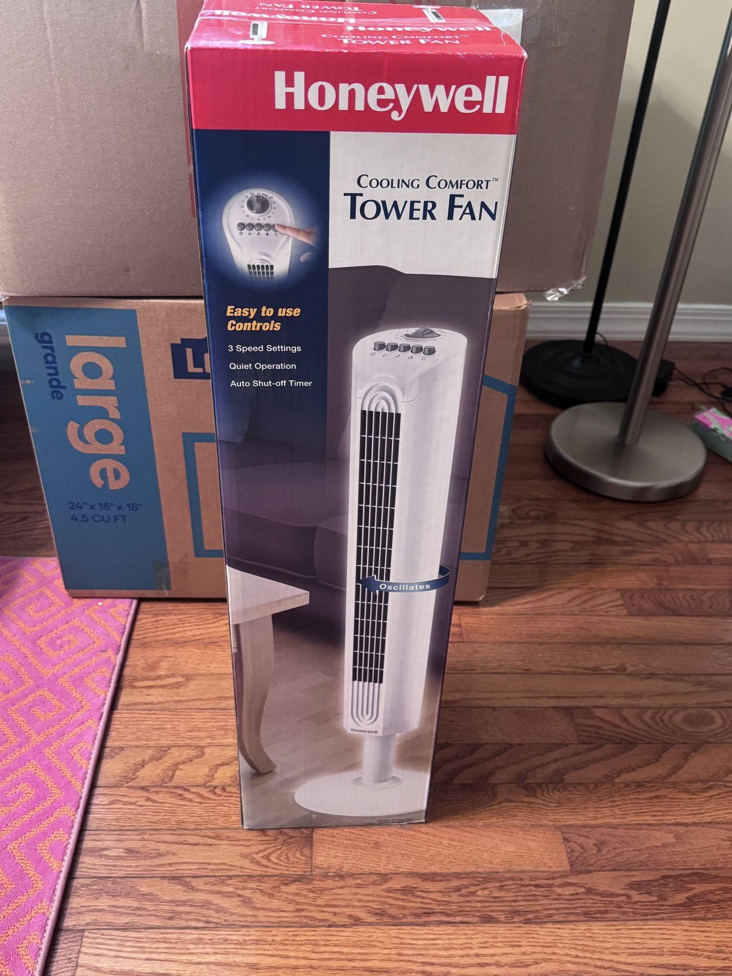 New Honeywell Cooling Comfort Tower Fan