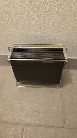 Tabletop Hanging File Holder Gold - Threshold